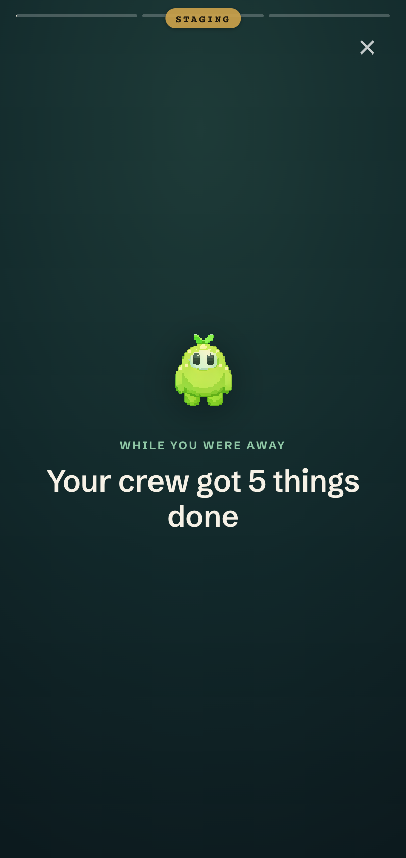 Daily recap / return-moment